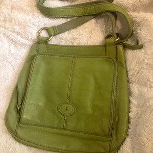 Fossil Green Shoulder Bag - Gently Used